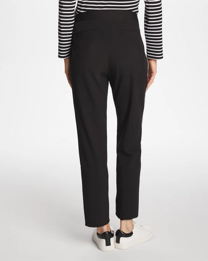 Chico's Signature - Zenergy® UPF Lattice-Trim Ankle Pants Black