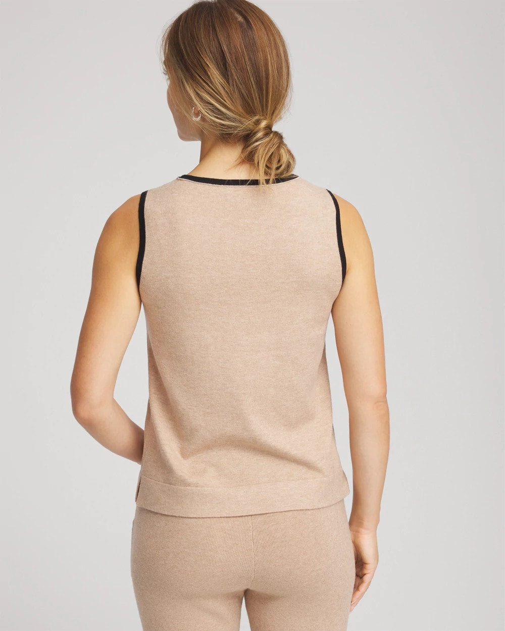 Chico's New - Zenergy® Luxe Cashmere-Blend Tank Champagne Fizz