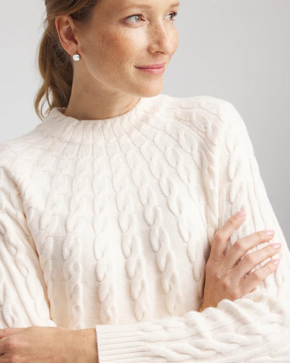 Chico's Customer Favorite - Zenergy® Luxe Cable Sweater English Cream