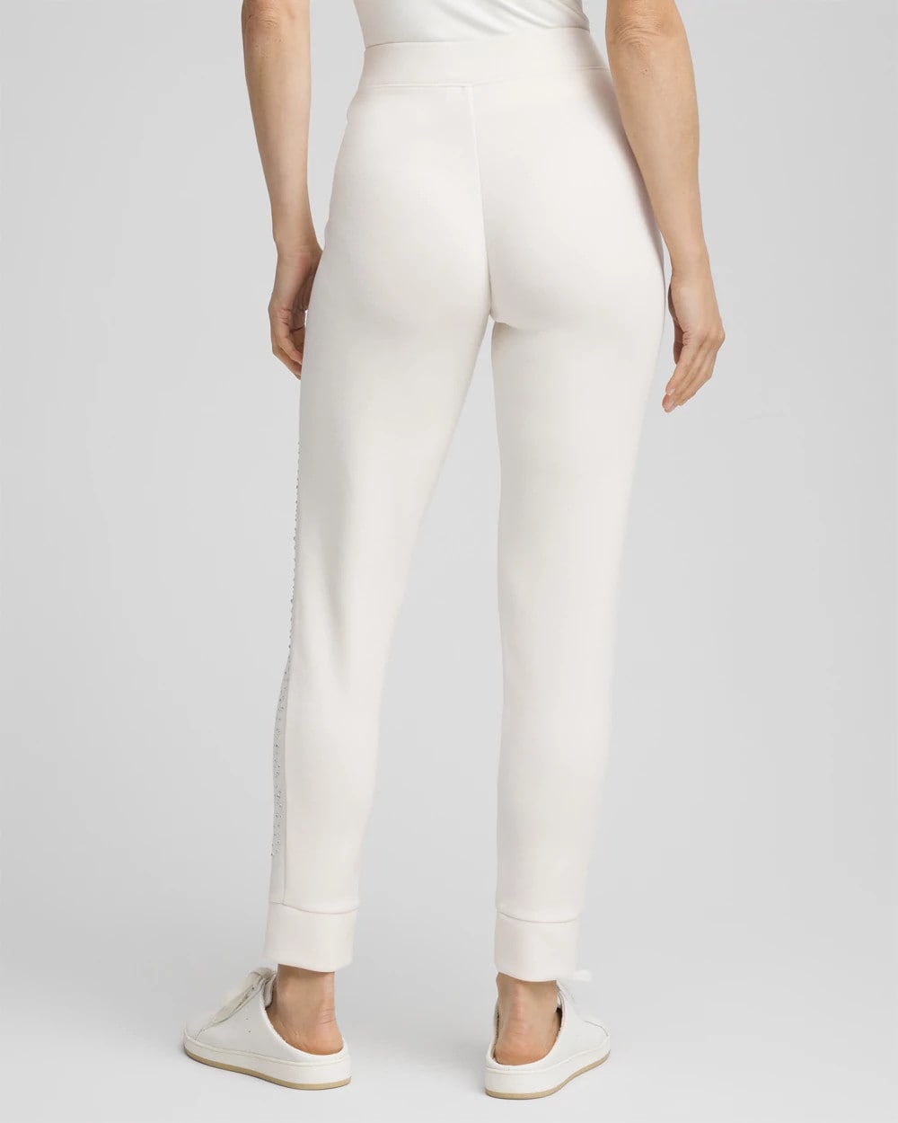 Chico's Value - Zenergy® Rhinestone Joggers English Cream