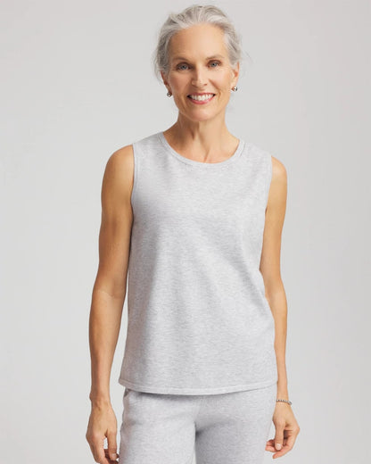 Chico's Recommended - Zenergy® Luxe Diamante Tank Frosted Gray Heather