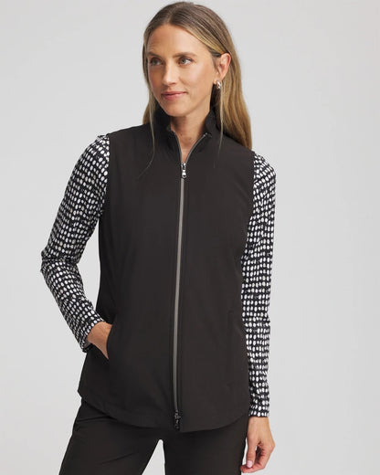 Chico's Latest - Zenergy® UPF Front-Zip Travel Vest Black