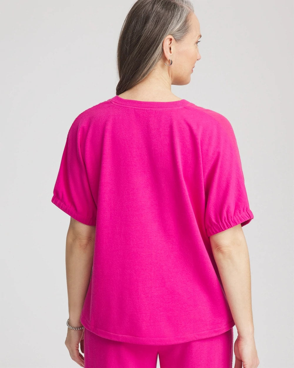 Chico's Smart Buy - Zenergy® Gauze Lounge Shirt Crushed Berries