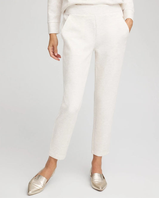 Chico's Great Value - Zenergy® Heathered Ankle Pants Ecru