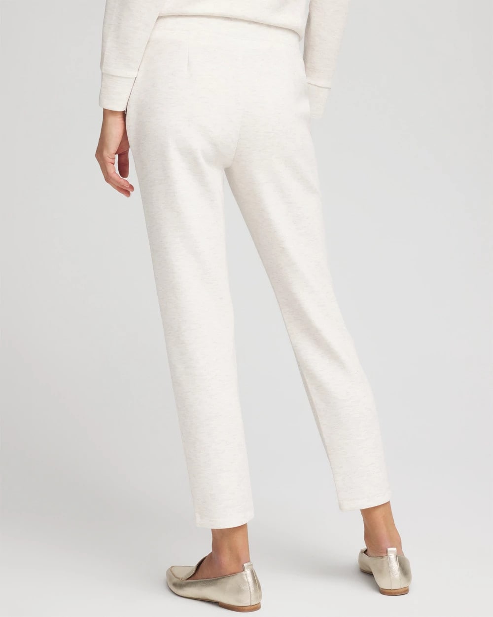 Chico's Great Value - Zenergy® Heathered Ankle Pants Ecru