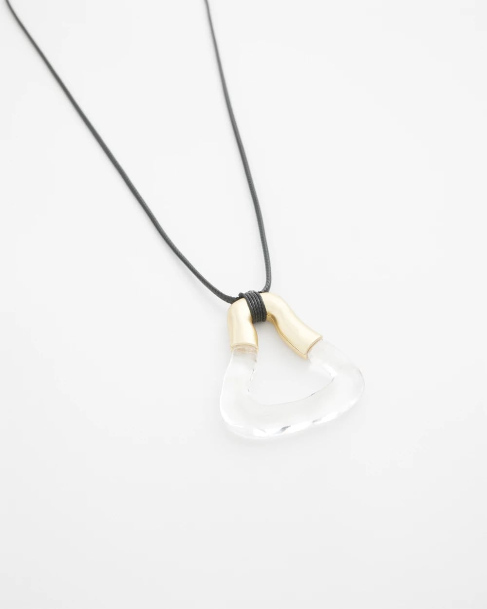 Chico's Recommended - Adjustable Lucite Pendant Necklace Lucite