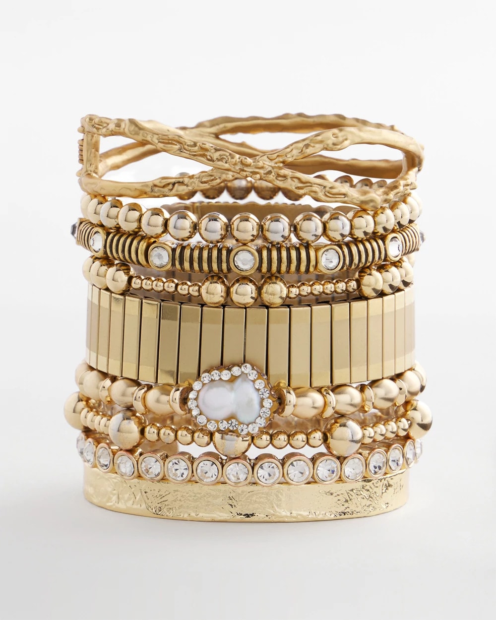 Chico's Discount - Goldtone Stretch Bracelet Gold