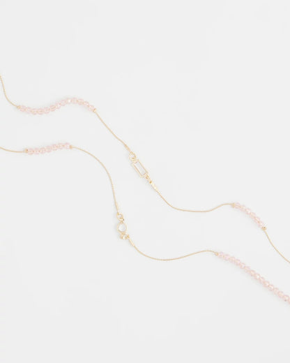 Chico's Discount - Pink Double-Strand Necklace Pink