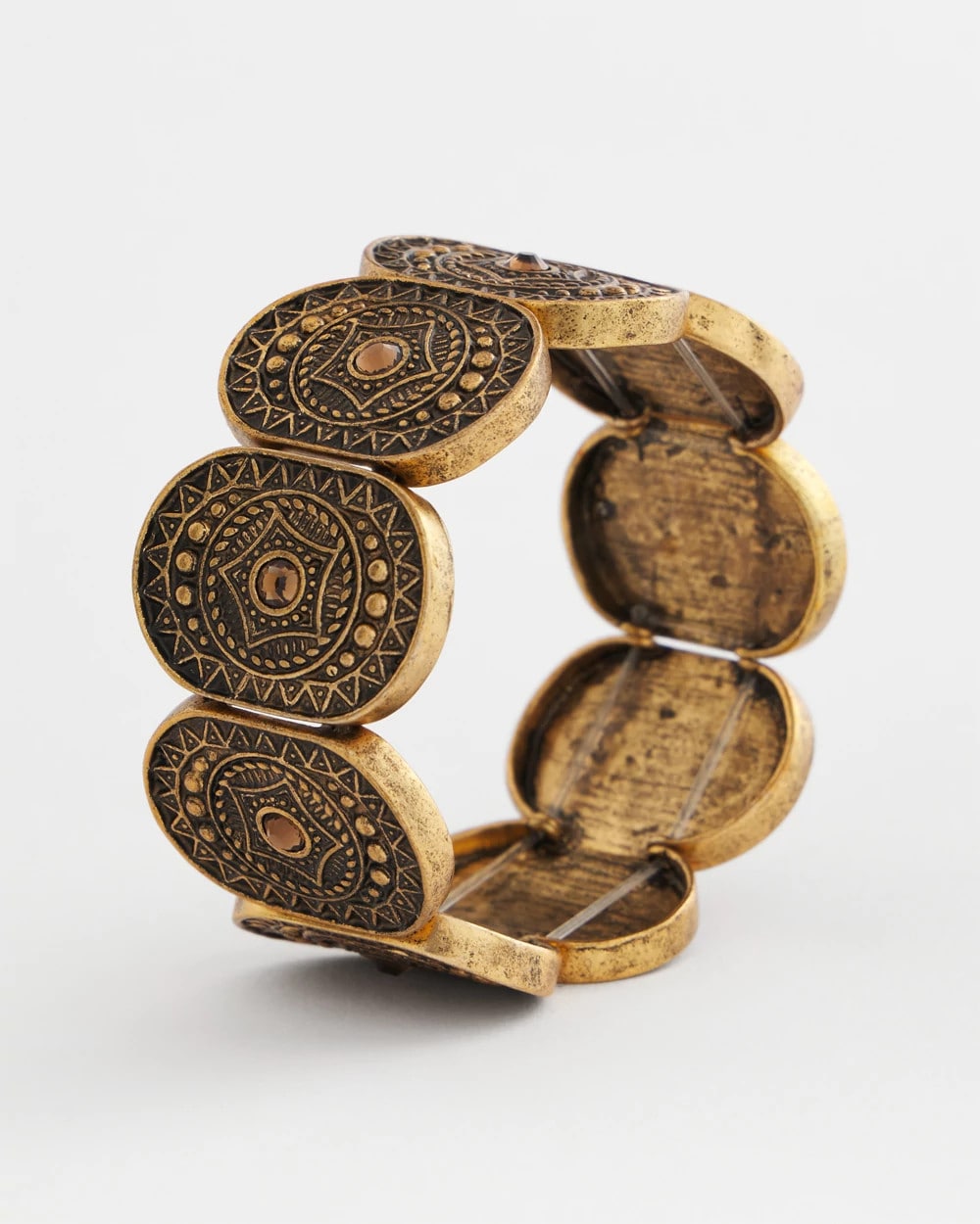 Chico's Trusted - Medallion Stretch Bracelet Gold
