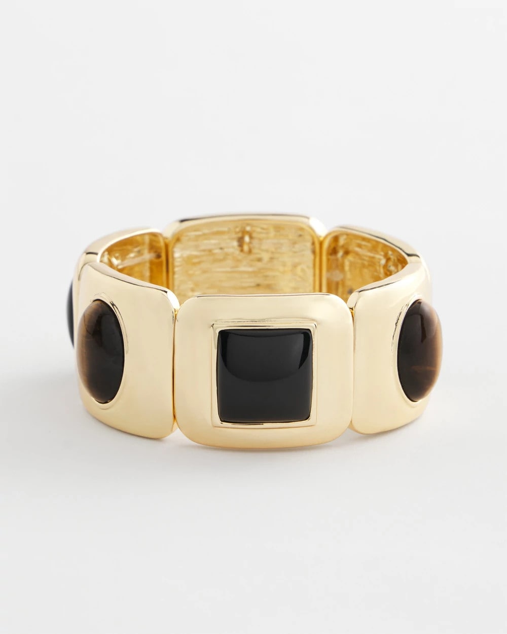 Chico's Exclusive - Neutral Gold Stretch Bracelet Neutral
