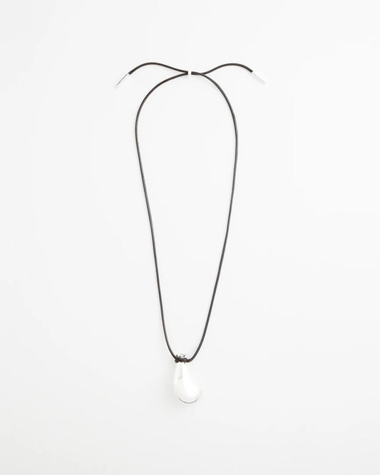 Chico's Popular - Silvertone Adjustable Pendant Necklace Mixed Metals