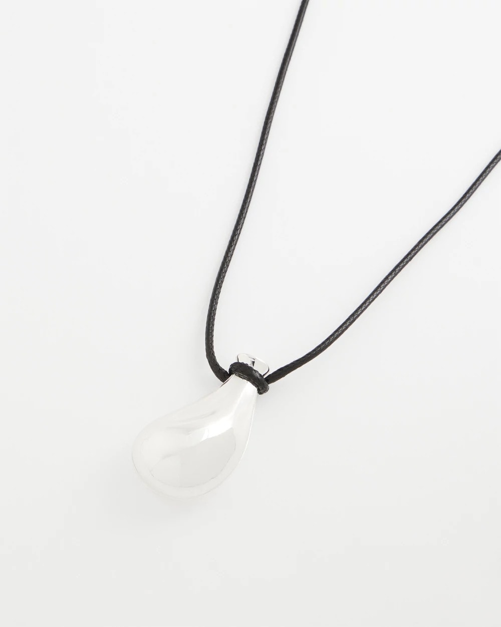 Chico's Popular - Silvertone Adjustable Pendant Necklace Mixed Metals