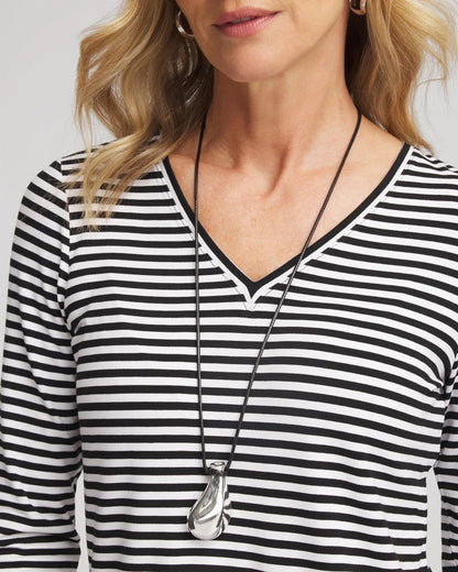 Chico's Popular - Silvertone Adjustable Pendant Necklace Mixed Metals