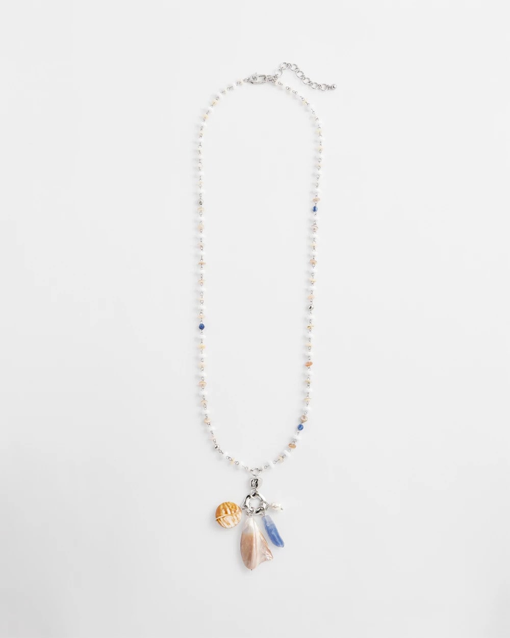 Chico's Trusted - Seashell Beaded Pendant Necklace Multi