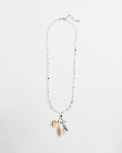 Chico's Trusted - Seashell Beaded Pendant Necklace Multi