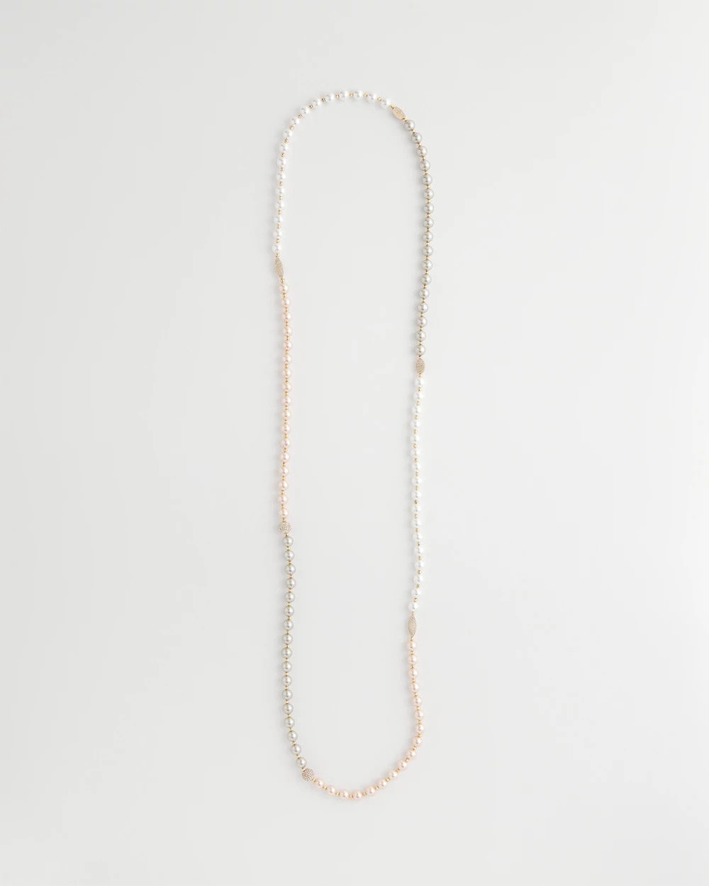 Chico's Featured - Art Deco Beaded Necklace Pink