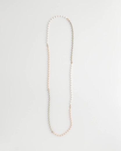 Chico's Featured - Art Deco Beaded Necklace Pink