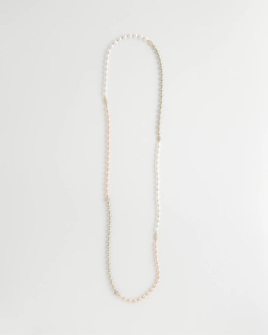 Chico's Featured - Art Deco Beaded Necklace Pink