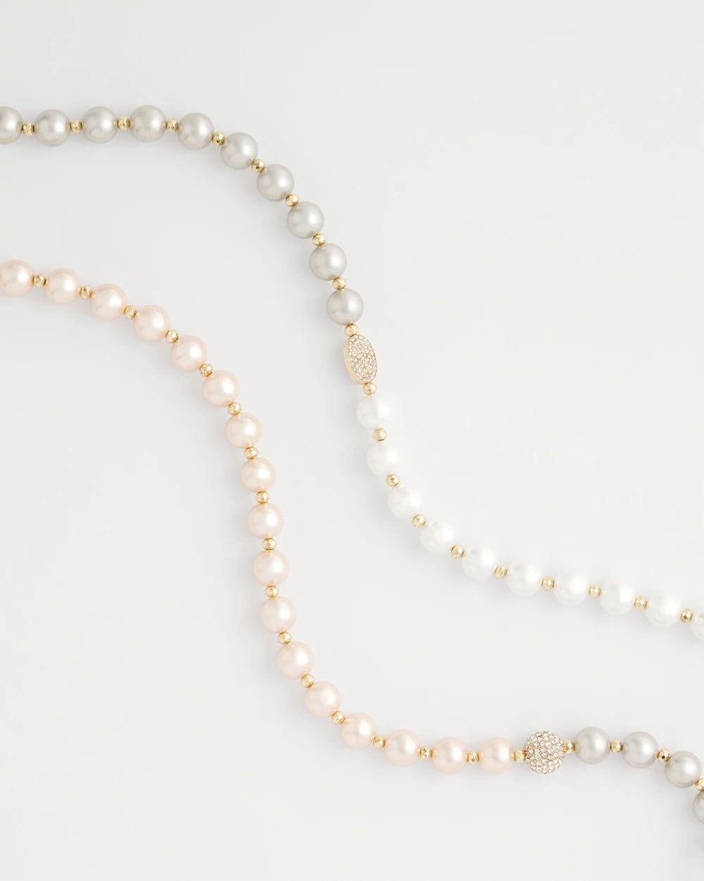 Chico's Featured - Art Deco Beaded Necklace Pink