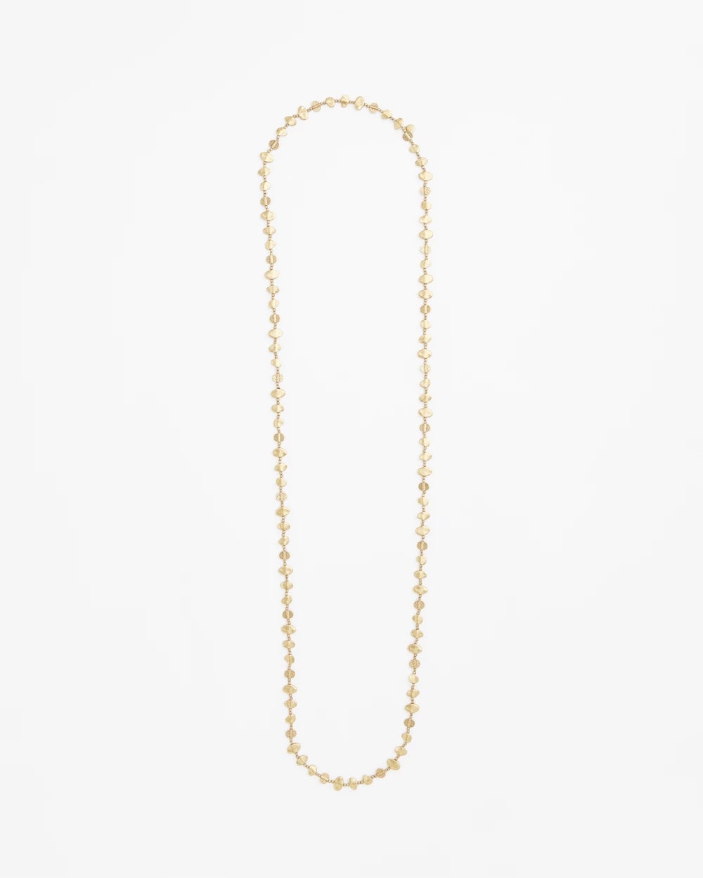 Chico's Recommended - Gold Nugget Single Strand Necklace Gold
