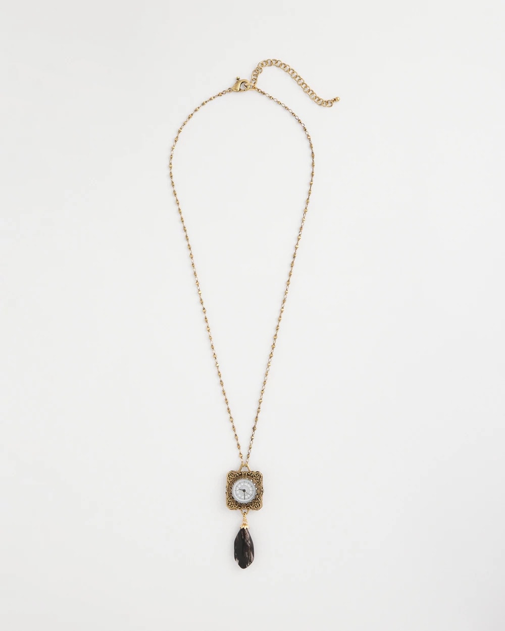 Chico's Best Price - Clock Pendant Necklace Gold