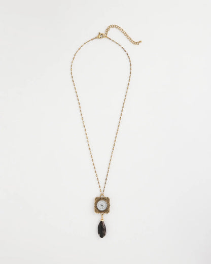 Chico's Best Price - Clock Pendant Necklace Gold