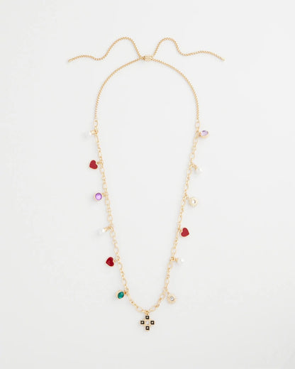 Chico's Everyday - Adjustable Charm Necklace Multi