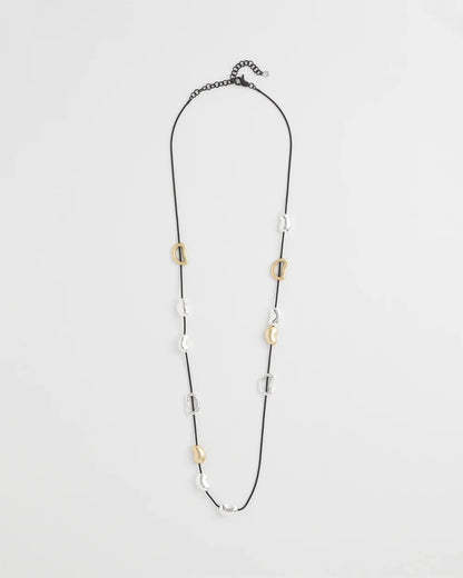 Chico's Essential - Mixed-Metal Charm Necklace Mixed Metals