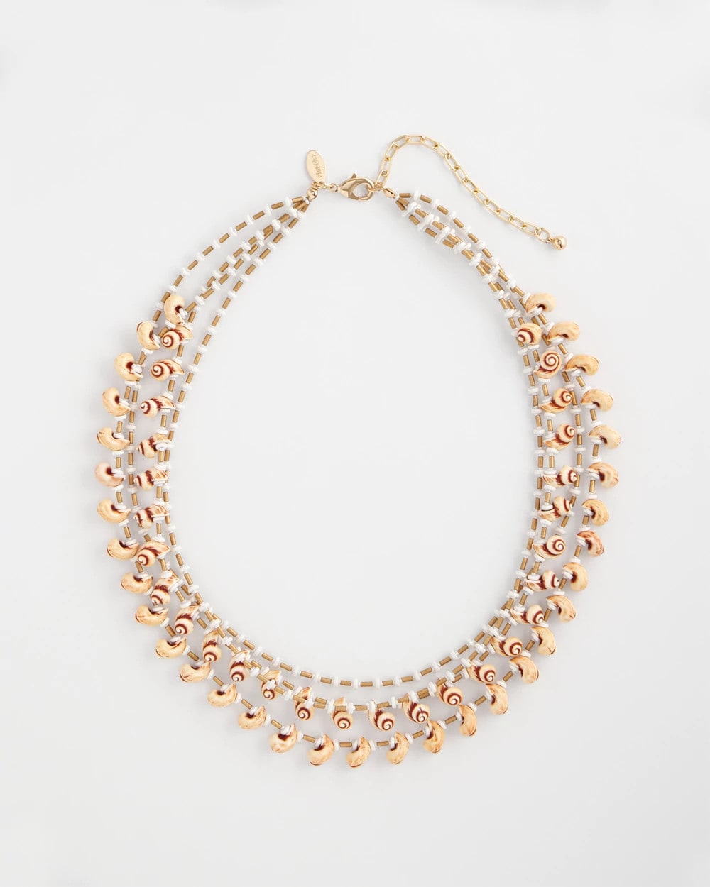 Chico's Best Price - Multi-Strand Shell Necklace Neutral