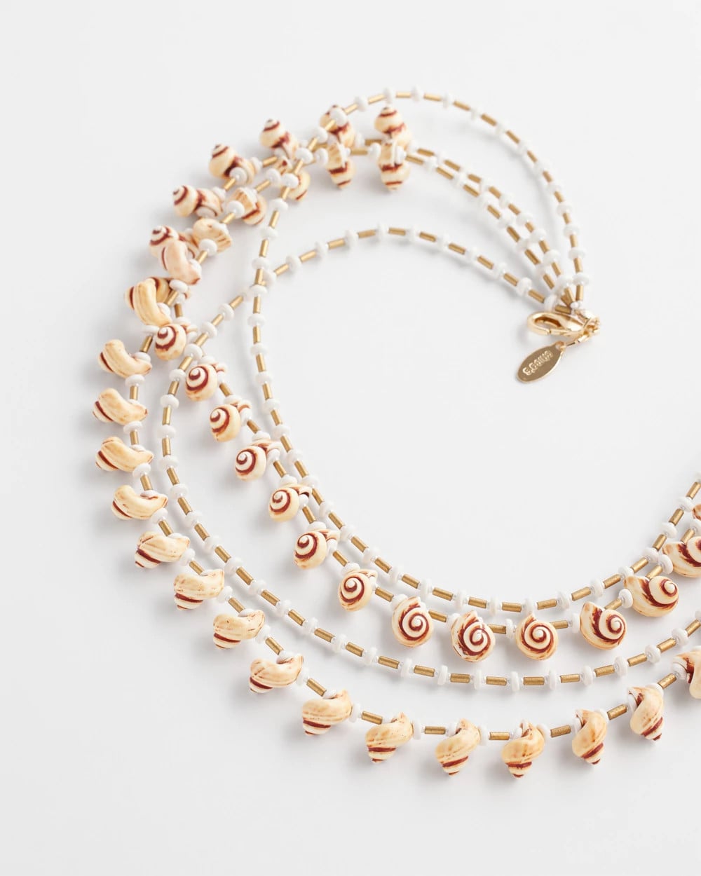 Chico's Best Price - Multi-Strand Shell Necklace Neutral