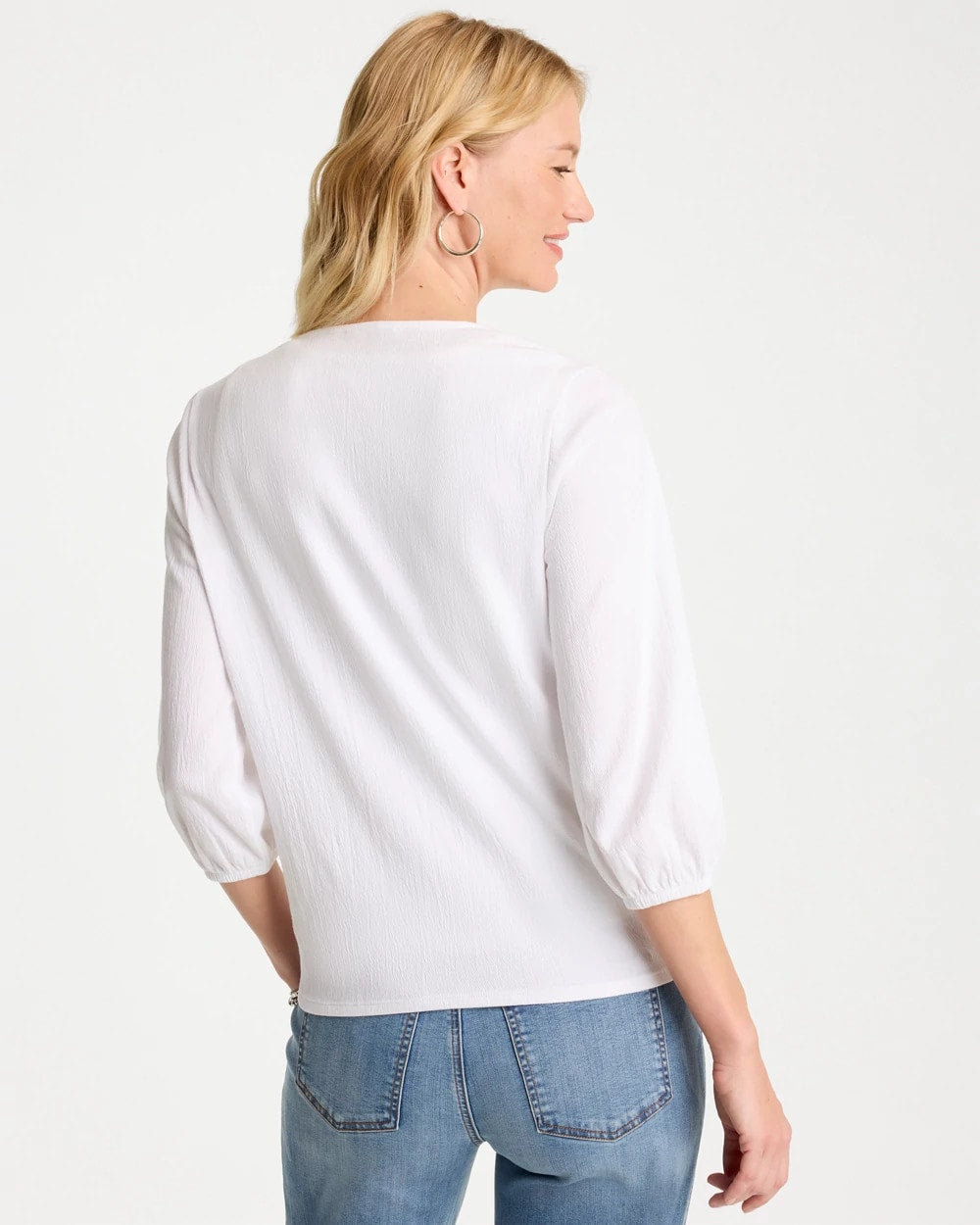 Chico's Discount - Knit Gauze Tie-Front Cardigan Alabaster