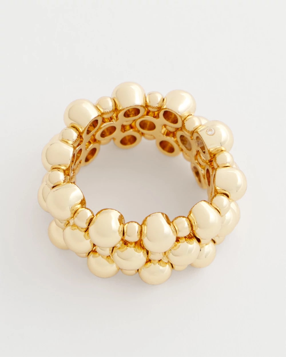 Chico's Exclusive - Gold Bead Stretch Ring Gold