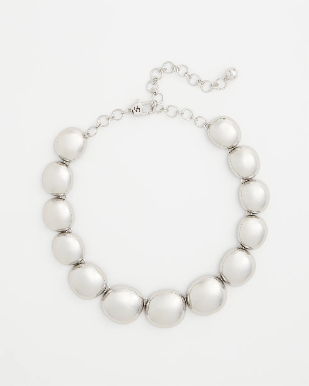Chico's Sale - Silver Pebble Collar Necklace Silver