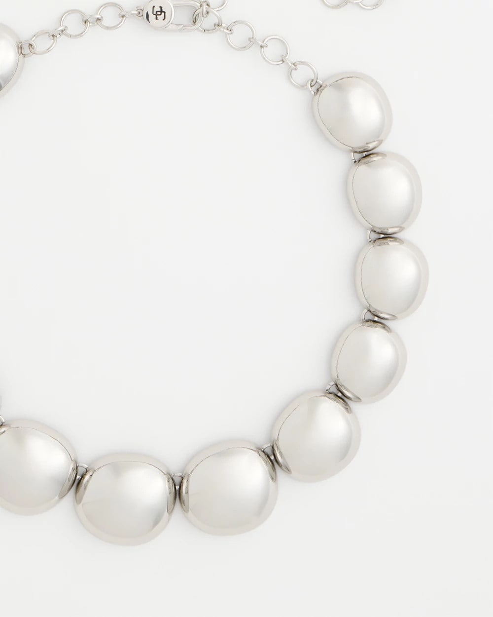 Chico's Sale - Silver Pebble Collar Necklace Silver