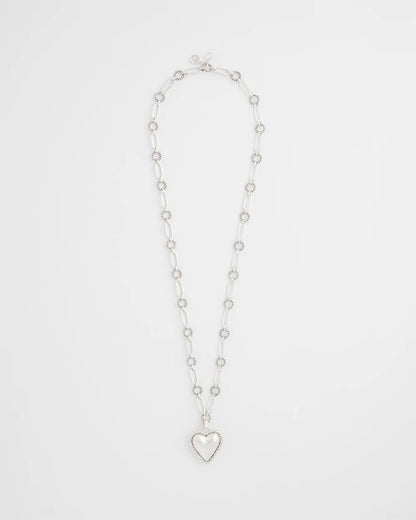 Chico's Best Price - Heart Twice As Nice Pendant Necklace Silver