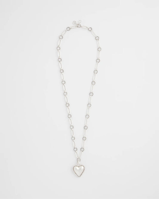 Chico's Best Price - Heart Twice As Nice Pendant Necklace Silver