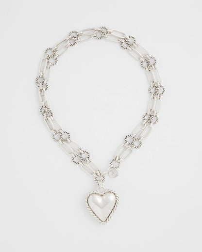 Chico's Best Price - Heart Twice As Nice Pendant Necklace Silver
