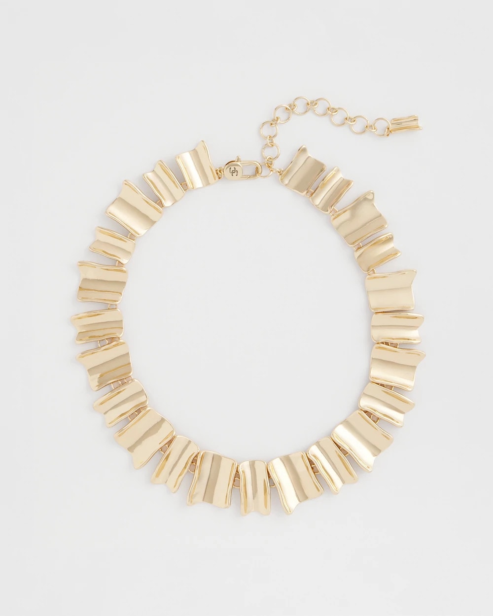 Chico's Essential - Gold Wave Collar Necklace Gold