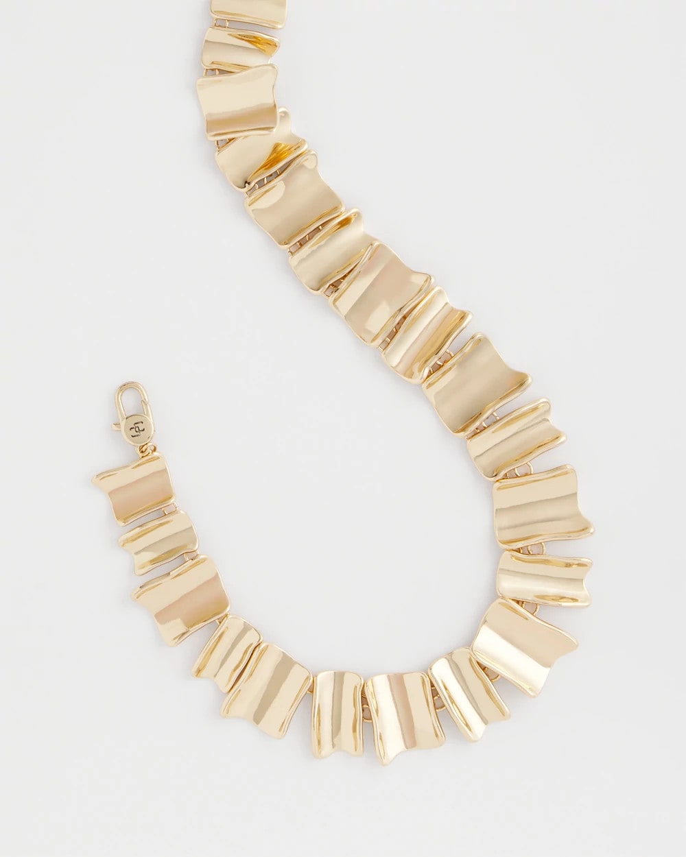 Chico's Essential - Gold Wave Collar Necklace Gold