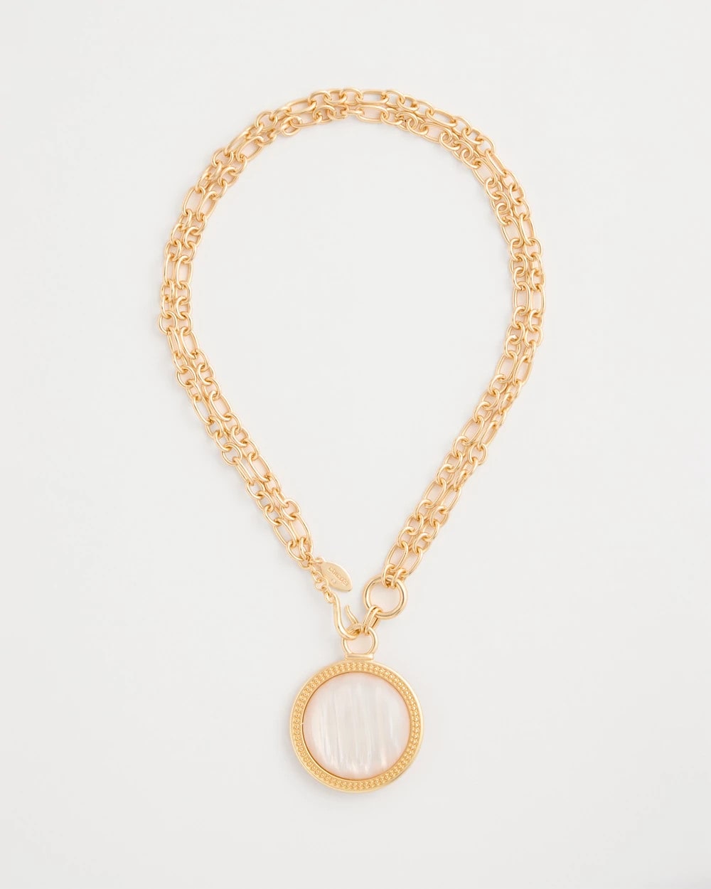 Chico's Hot Sale - Reversible Swan Pendant Necklace Gold