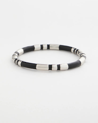 Chico's Latest - Black Enamel Hinge Bangle Black