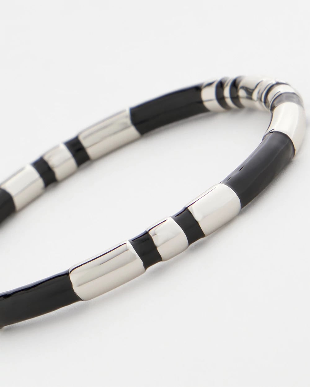 Chico's Latest - Black Enamel Hinge Bangle Black