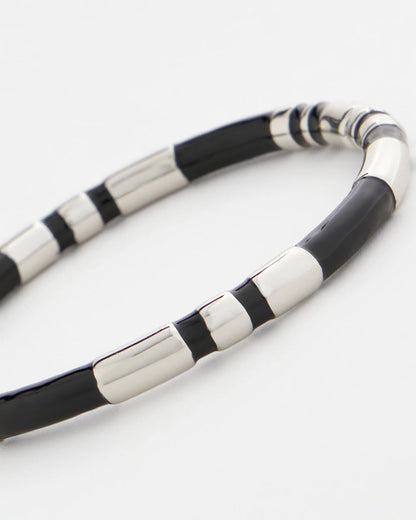 Chico's Latest - Black Enamel Hinge Bangle Black