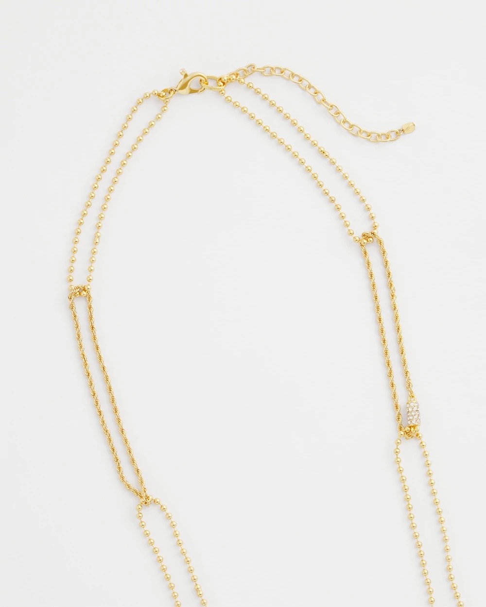 Chico's Best Seller - Long Gold Ball Chain Single Strand Gold