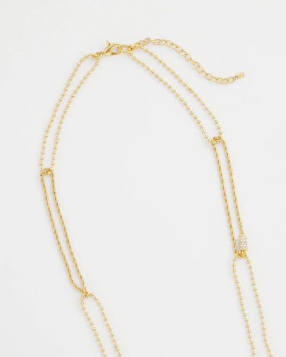 Chico's Best Seller - Long Gold Ball Chain Single Strand Gold