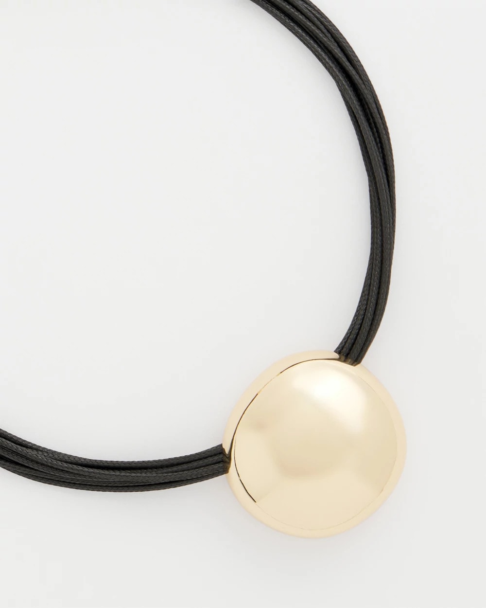 Chico's Discount - Gold Pendant Cord Necklace Gold