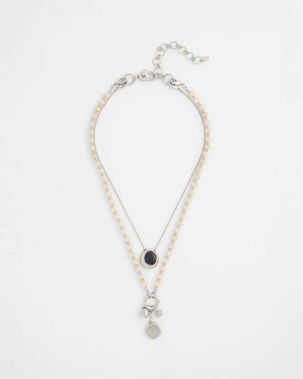 Chico's Top Pick - Short Double Strand Pendant Neutral