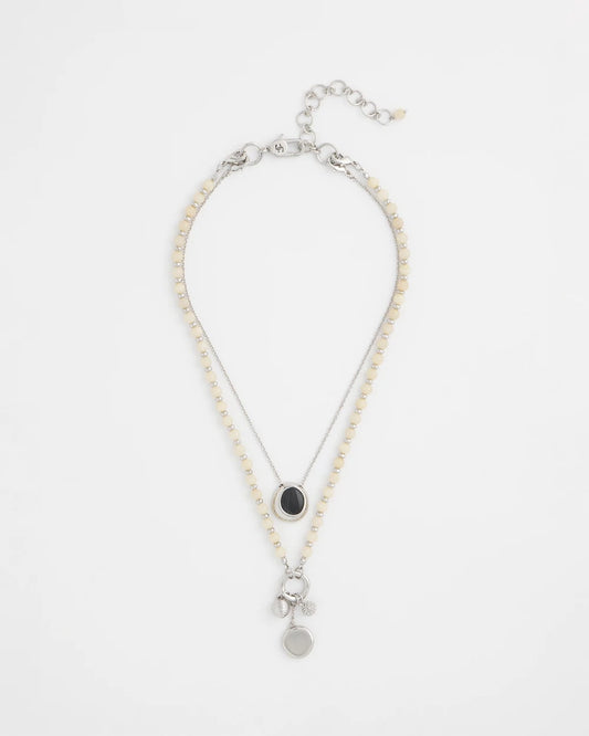 Chico's Top Pick - Short Double Strand Pendant Neutral