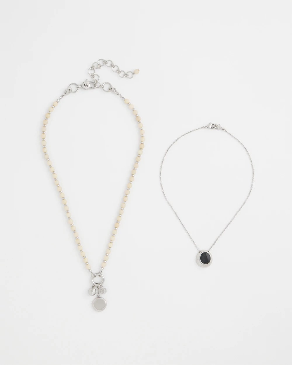 Chico's Top Pick - Short Double Strand Pendant Neutral