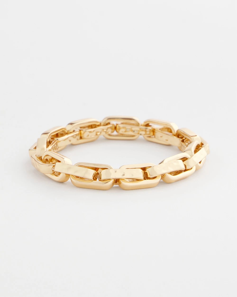 Chico's Everyday - Gold Link Stretch Bracelet Gold